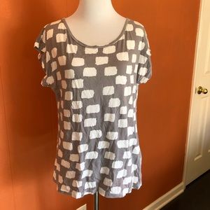Anthropologie gray tee